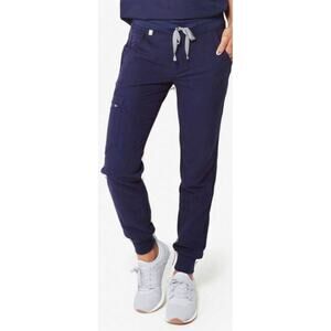 Figs Technical Collection Zamora Joggers Scrubs Pants Womens XS Navy Blue Nurse